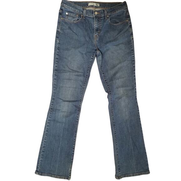 Levis Womens Size 8 Long 515 Boot Cut Jeans Y2K Low Rise Stretch 5 Pocket - Picture 1 of 8